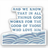 ローマ8:28 シール (正面)