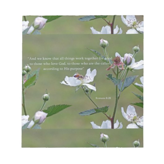 ローマ8:28 ノートパッド (正面)