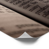 ローマ8:28 [プリント] ポスター (角)