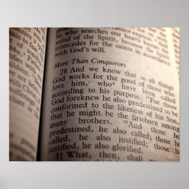 ローマ8:28 [プリント] ポスター