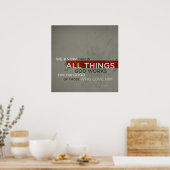 ローマ8:28 ポスター (キッチン)