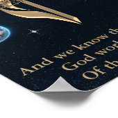 ローマ8:28 ポスター (角)