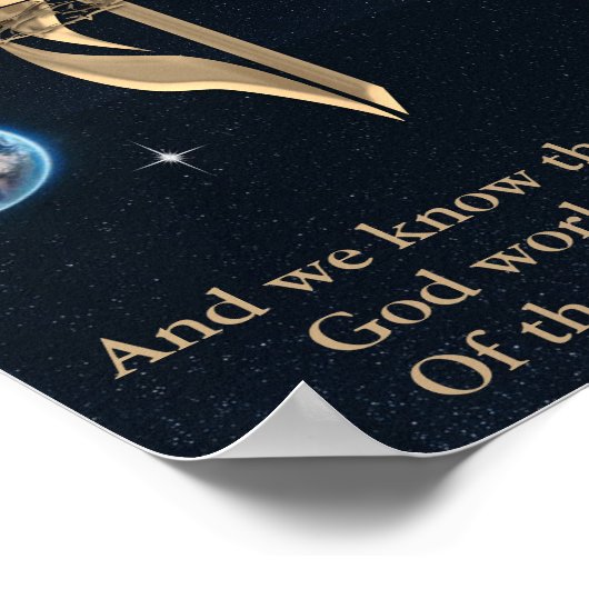 ローマ8:28 ポスター (角)