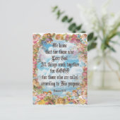 ローマ8:28 ポストカード (スタンド正面)