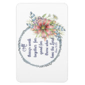 ローマ8:28 マグネット (縦)