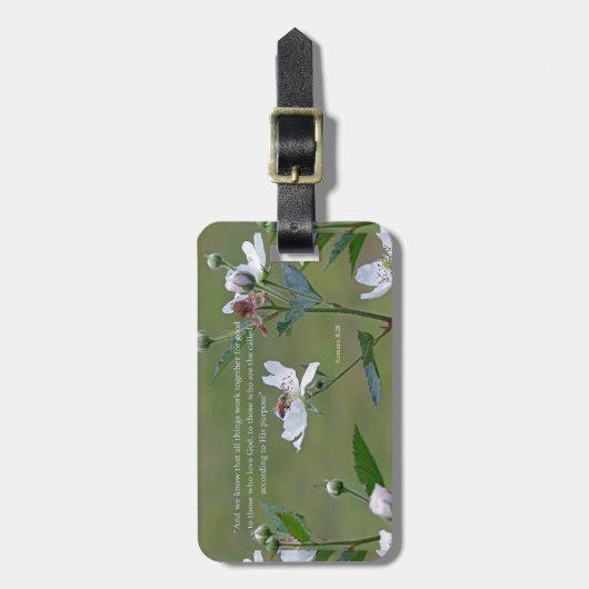 ローマ8:28 ラゲッジタグ (正面縦)