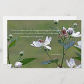 ローマ8:28 便箋 (正面/裏面)