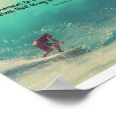 ローマ8:28 – 嵐から良い何か ポスター (角)