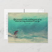 ローマ8:28 – 嵐から良い何か ポストカード (正面/裏面)