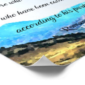 ローマ8:28，聖書の聖句 ポスター (角)