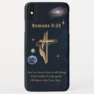 ローマ8:28 iPhone XS MAXケース