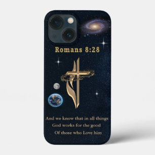 ローマ8:28 iPhone 13 MINIケース