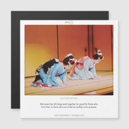 ローマ8:28 GOD'S Promises SCRIPIX磁気カード マグネット招待状