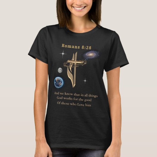 ローマ8:28 Tシャツ (正面)