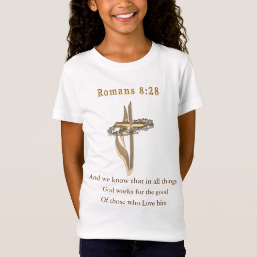 ローマ8:28 Tシャツ (正面)