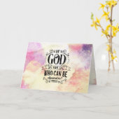 ローマ8:31神もしは私たちに敵対できる私たちのためにある カード (黄色い花)