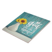 ローマ8:31神もしは私たちに敵対できる私たちのためにある タイル (側面)