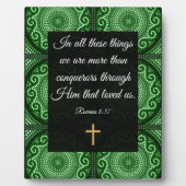 ローマ8:37 フォトプラーク (正面)