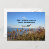 ローマ8:37 ポストカード (正面/裏面)