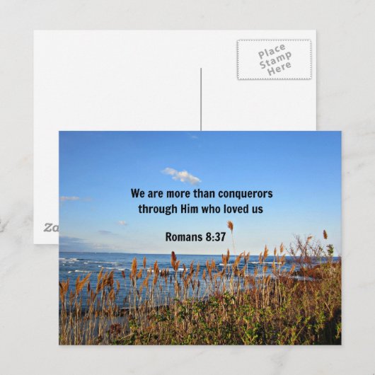 ローマ8:37 ポストカード (正面/裏面)