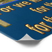 ローマ8:38キリスト教のポスター ポスター (角)