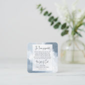 ローマ8:38-39神への愛バイブル聖句クリスチャン スクエア名刺 (スタンド正面)