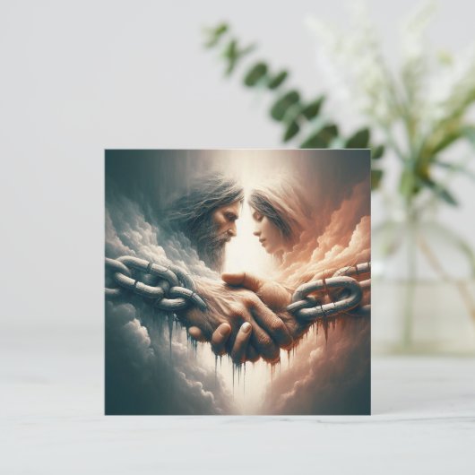 (ローマ8:38-39 CSB) カード (スタンド正面)