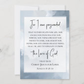 ローマ8:38-39 Love of God Christian Bible Card (正面)