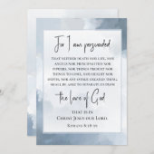 ローマ8:38-39 Love of God Christian Bible Card (正面/裏面)