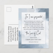 ローマ8:38-39 Love of God Christian Bible Verse ポストカード (正面/裏面)