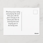 ローマ8:38-39 Love of God Christian Bible Verse ポストカード (裏面)