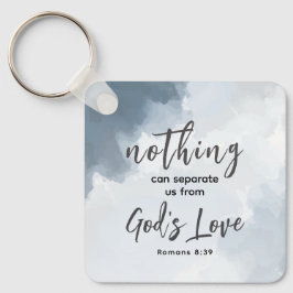 ローマ8:39神の愛と聖書の聖句クリスチャン キーホルダー
