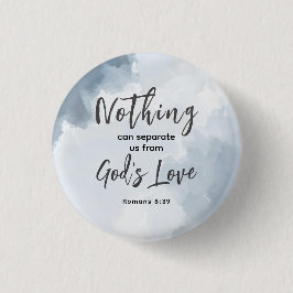 ローマ8:39神の愛と聖書の聖句クリスチャン 缶バッジ