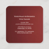 ローマ8 39神への愛キリスト教聖書聖句 スクエア名刺 (裏面)