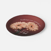 ローマ8 39神への愛キリスト教聖書聖句 ペーパープレート (アングル)