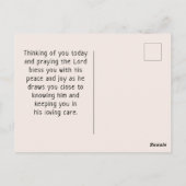 ローマ8 39神への愛キリスト教聖書聖句 ポストカード (裏面)