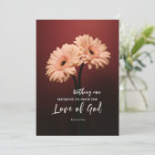 ローマ8 39神への愛バイブル聖句フラットカード カード (スタンド正面)