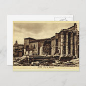 ローマ、アウグストスのフォーラム ポストカード (正面/裏面)