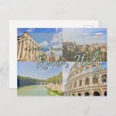 ローマ、イタリアのはがき ポストカード (正面/裏面)