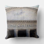 ローマ、イタリアのパンテオンの正面 クッション (裏面)