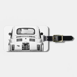 ローマ、イタリアのフィアット500 ラゲッジタグ