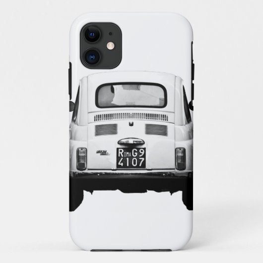 ローマ、イタリアのフィアット500 Case-Mate iPhoneケース (裏面)