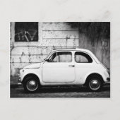ローマ、イタリアのフィアット 500 ポストカード (正面)