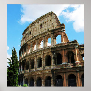 ローマ、イタリアのローマのColosseum ポスター