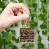 ローマ、イタリアのヴィンテージの芸術 キーホルダー (手)