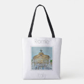 ローマ・イタリアの旅行ポスター トートバッグ (裏面)