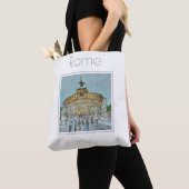 ローマ・イタリアの旅行ポスター トートバッグ (クローズアップ)