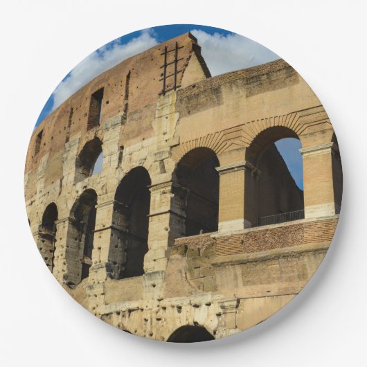 ローマ、イタリアのColosseum ペーパープレート (正面)