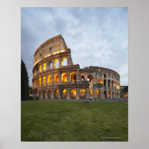 ローマ、イタリアのColosseum ポスター