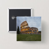 ローマ、イタリアのColosseum 缶バッジ (正面&裏面)